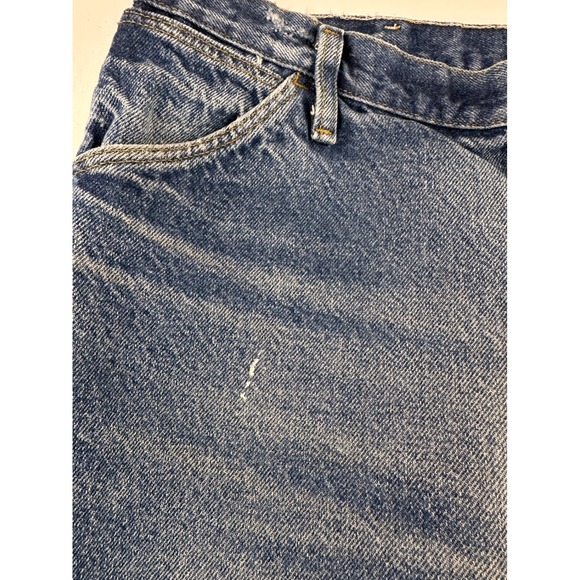 Vtg Lot of 4 Red Kap Rancher Denim Work Jeans 38x32 Straight Fit Distress Patina - Picture 11 of 15